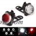 Mr. Spades Rechargeable Bike Light Set Includes Front and Rear Bicycle Light Set  Bike Lights 2 USB Cables 4 Light Modes  350lm Water Resistant - B07FNPDP79